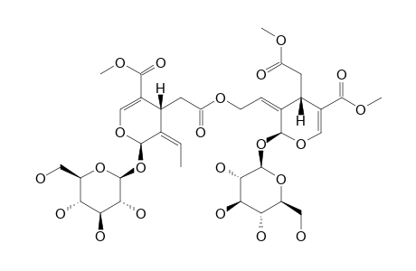 JASPOLYANTHOSIDE;[2S-(2-ALPHA,3E,4-BETA)]-3-([2S-(2-ALPHA,3E,4-BETA)]-[[3-ETHYLIDENE-2-(BETA-D-GLUCOPYRANOSYLOXY)-3,4-DIHYDRO-5-(METHOXYCARBONYL)-2