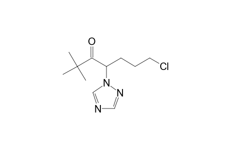 3-Heptanone, 7-chloro-2,2-dimethyl-4-(1H-1,2,4-triazol-1-yl)-