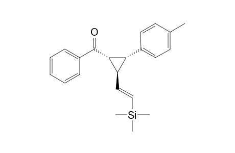 1-Benzoyl trans-2-(4-p-tolyl)-cis-3-trimethylsilylvinylcyclopropane