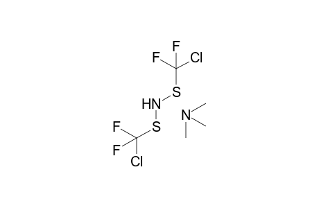 Bis(chlorodifluoromethylsulfenyl)-amine-Trimethylamine-Adduct
