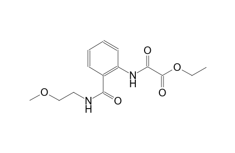 acetic acid, [[2-[[(2-methoxyethyl)amino]carbonyl]phenyl]amino]oxo-, ethyl ester