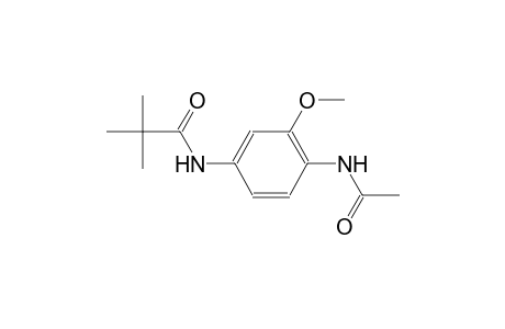 Propanamide, N-[4-(acetylamino)-3-methoxyphenyl]-2,2-dimethyl-