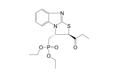 1-[(1S,2R)-1-(diethoxyphosphorylmethyl)-1,2-dihydro-[1,3]thiazolo[3,2-a]benzimidazol-2-yl]propan-1-one
