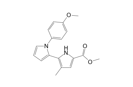 Methyl 4-methyl-3-[N-(4''-methoxyphenyl)pyrrol-2'-yl]-1H-pyrrole-2-carboxylate