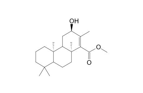 Methyl-12.beta.-hydroxy-13-isocopalen-15-oate