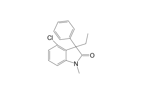 4-Chloro-3-ethyl-1-methyl-3-phenylindolin-2-one