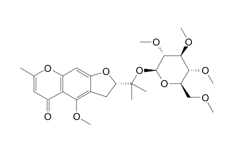 5-o-Methylvisammioside, tetramethyl ether