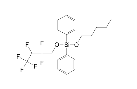 Silane, diphenyl(2,2,3,4,4,4-hexafluorobutoxy)hexyloxy-