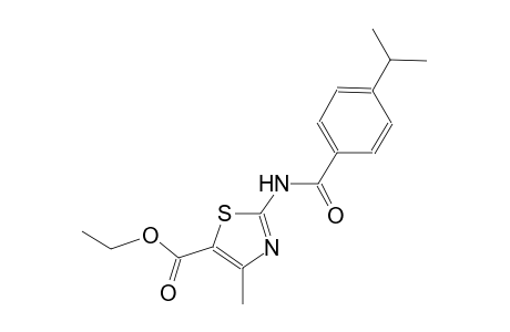 ethyl 2-[(4-isopropylbenzoyl)amino]-4-methyl-1,3-thiazole-5-carboxylate