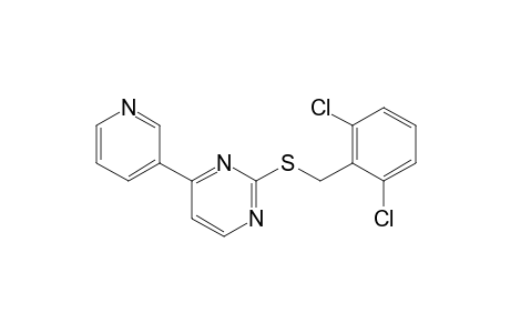 2-[(2,6-dichlorobenzyl)thio]-4-(3-pyridyl)pyrimidine