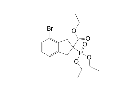 ETHYL-2-(DIETHOXYPHOSPHORYL)-4-BROMO-INDANE-2-CARBOXYLATE