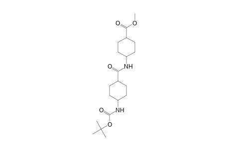 Methyl 4-[({4-[(tert-butoxycarbonyl)amino]cyclohexyl}carbonyl)amino]cyclohexanecarboxylate