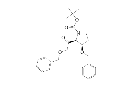 TERT.-BUTYL-(2S,3R)-3-BENZYLOXY-2-(2'-BENZYLOXY-1'-OXOETHYL)-PYRROLIDINE-1-CARBOXYLATE