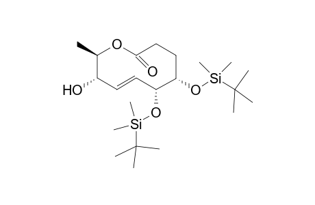 (5S,6R,9S,10R)-9-Hydroxy-5,6-bis((tert-butyldimethylsiloxy)-10-methyl-3,4,5,6,9,10-hexahydro-2H-oxecinone