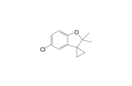 2,2-Dimethyl-3,3-(1',2'-ethylidene)-5-chloro-1,2-dihydrobenzofuran