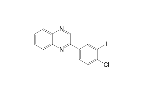 2-(4-chloro-3-iodophenyl)quinoxaline