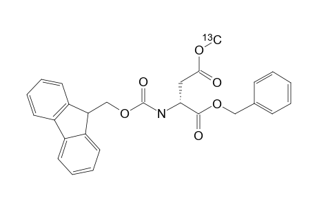 N-(9-FLUORENYLMETHOXYCARBONYL)-L-ASPARTYL-BETA-(13)C-METHYL-ALPHA-BENZYLDIESTER