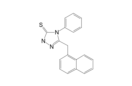 3H-1,2,4-Triazole-3-thione, 2,4-dihydro-5-(1-naphthalenylmethyl)-4-phenyl-