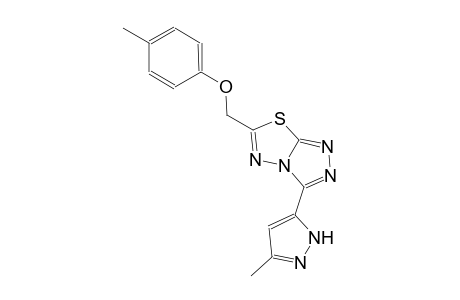 4-methylphenyl [3-(3-methyl-1H-pyrazol-5-yl)[1,2,4]triazolo[3,4-b][1,3,4]thiadiazol-6-yl]methyl ether