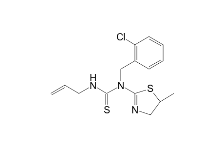 Thiourea, N-[(2-chlorophenyl)methyl]-N-(4,5-dihydro-5-methyl-2-thiazolyl)-N'-(2-propenyl)-