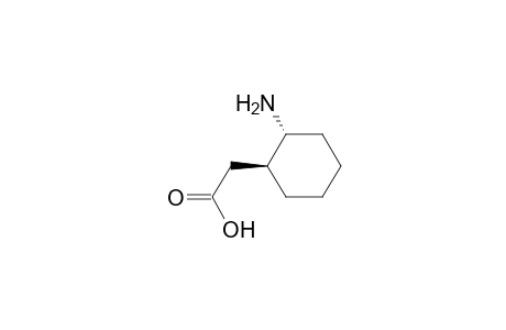 Cyclohexaneacetic acid, 2-amino-, trans-