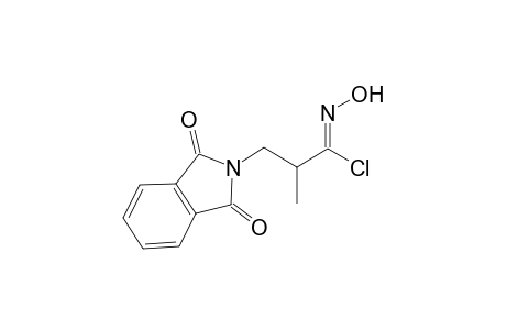 (1Z)-3-(1,3-dioxo-2-isoindolyl)-N-hydroxy-2-methylpropanimidoyl chloride