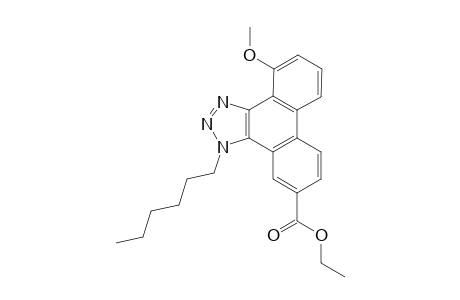 1-n-Hexyl-4-methoxy-1H-phenanthro[9,10-d]-1,2,3-triazole-10-carboxylicacid ethyl ester