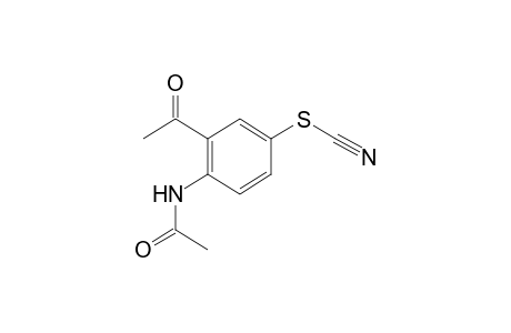 THIOCYANIC ACID, 4-ACETAMIDO-3-ACETYLPHENYL ESTER