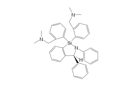 4,5-Benzo-1,1-bis[2-((dimethylamino)methyl)phenyl]-2,3-diphenyl-2-aza-1-silacyclopent-4-ene