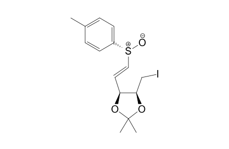 (R)-[(E)-(3S,4R-5-Iodo-3,4-(isopropylidenedioxy)-1-pentenyl] p-tolyl sulfoxide