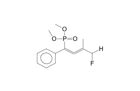 1-PHENYL-1-DIMETHOXYPHOSPHORYL-3-METHYL-3-FLUOROMETHYLPROPADIENE