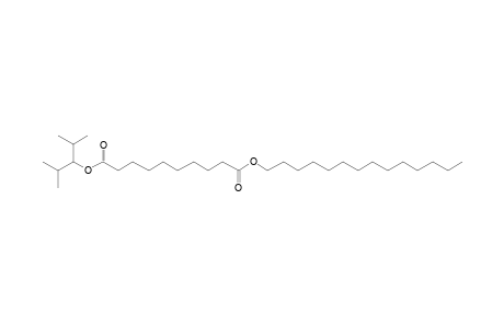 Sebacic acid, 2,4-dimethylpent-3-yl tetradecyl ester