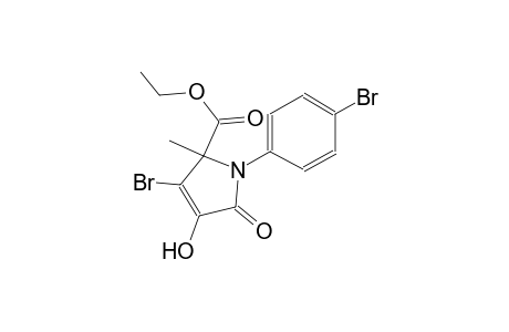 3-Bromo-1-(4-bromophenyl)-4-hydroxy-2-methyl-5-oxo-2-pyrrolecarboxylic acid ethyl ester