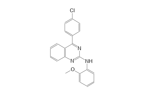 2-quinazolinamine, 4-(4-chlorophenyl)-N-(2-methoxyphenyl)-