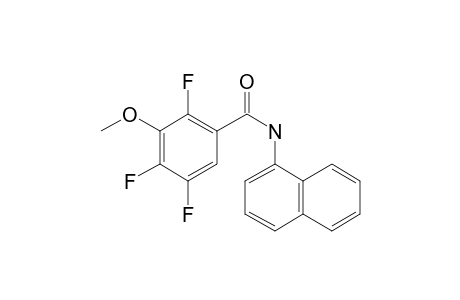 2,4,5-Trifluoro-3-methoxybenzamide, N-(1-naphthyl)-