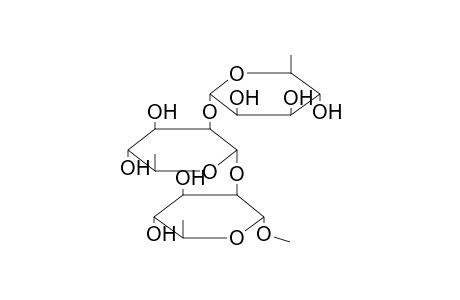 METHYL 2-O-[2-O-(ALPHA-L-RHAMNOPYRANOSYL)-ALPHA-L-RHAMNOPYRANOSYL]-ALPHA-L-RHAMNOPYRANOSIDE