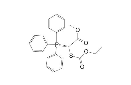 Acetic acid, [(ethoxycarbonyl)thio](triphenylphosphoranylidene)-, methyl ester