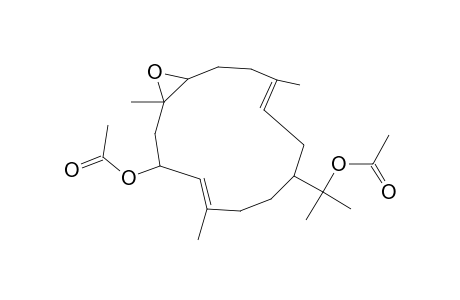 15-Oxabicyclo[12.1.0]pentadeca-4,10-diene-7-methanol, 12-(acetyloxy)-.alpha.,.alpha.,4,10,14-pentamethyl-, acetate