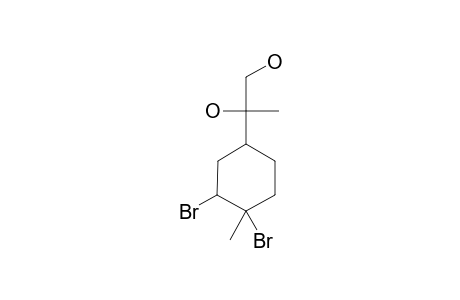 (1S,2S,4R,8R)-1,2-Dibromo-P-methane-8,9-diol