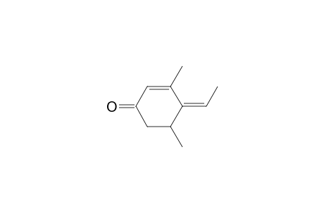 2-Cyclohexen-1-one, 4-ethylidene-3,5-dimethyl-