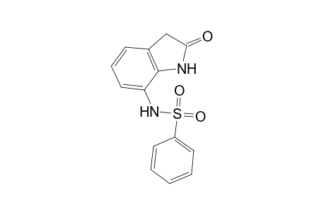Benzenesulfonamide, N-(2-oxo-2,3-dihydro-1H-indol-7-yl)-