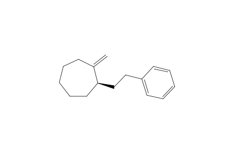 (+)-(R)-1-methylene-2-phenethylcycloheptane