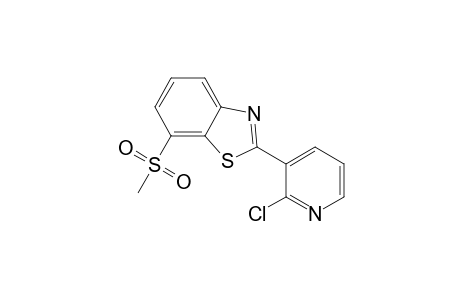2-(2-Chloropyridin-3-yl)methylsulfonylbenzo[d]thiazole