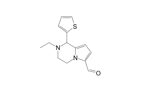 Ethyl-1-(2-thienyl)-1,2,3,4-tetrahydropyrrolo[1,2-a]pyr-azine-6-carbaldehyde