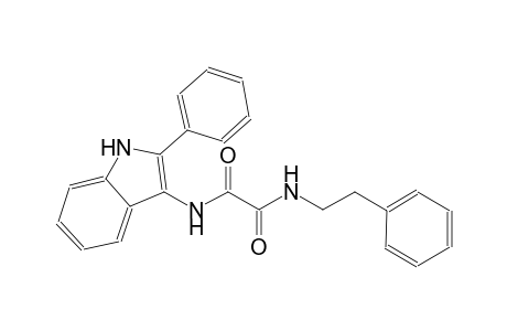ethanediamide, N~1~-(2-phenylethyl)-N~2~-(2-phenyl-1H-indol-3-yl)-