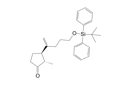 (2S,3R)-3-[4-[tert-butyl(diphenyl)silyl]oxy-1-methylene-butyl]-2-methyl-cyclopentanone
