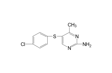 2-AMINO-5-[(p-CHLOROPHENYL)THIO]-4-METHYLPYRIMIDINE