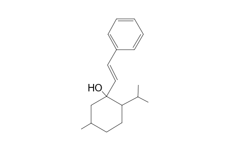2-Isopropyl-5-methyl-1-[2-phenyl-1-ethen-1-yl]cyclohexan-1-ol