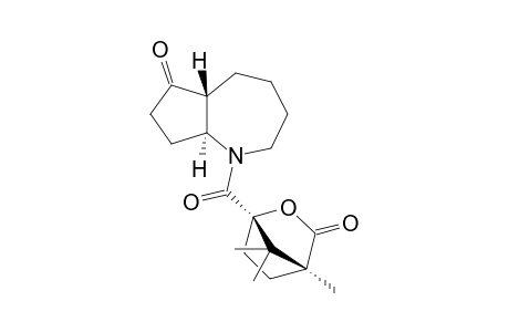 (1S,4R,5aR,8aS)-1-[4',7',7'-Trimethyl-3'-oxo-2'-oxabicyclo[2.2.1]heptane-1'-carbonyl]-octahydrocyclopenta[b]azepin-6-one