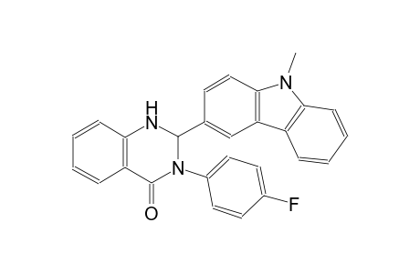 4(1H)-quinazolinone, 3-(4-fluorophenyl)-2,3-dihydro-2-(9-methyl-9H-carbazol-3-yl)-